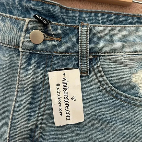 Windsor Denim Ripped Skirt NWT - Picture 4 of 5